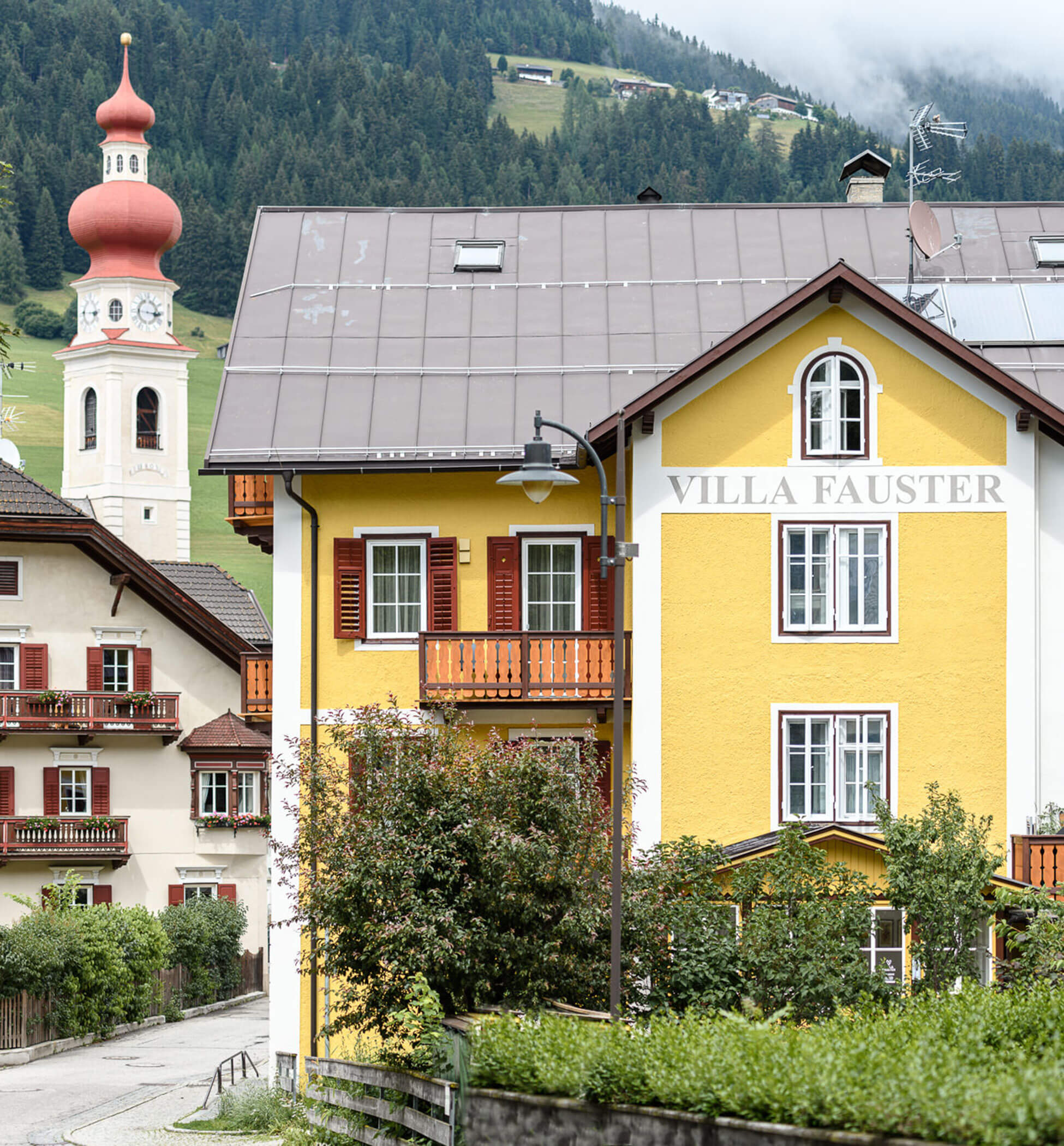 Exterior view of the Villa Fauster Apartment - PustraBase